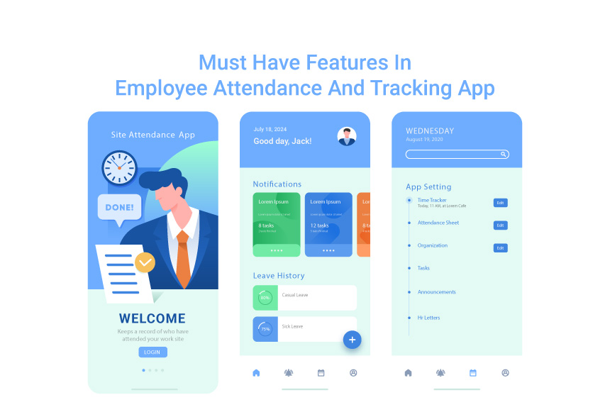 Must Have Features in Employee Attendance and Tracking App